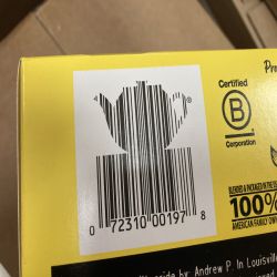 bigelow tea box barcode