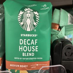 starbucks decaff coffee bag