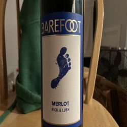 barefoot merlot wine